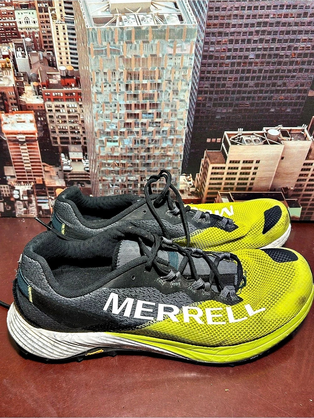 Merrell 106736 Men's Athletic Shoes Green & Black US 11.5